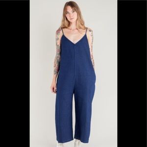 Ali Golden Denim Jumpsuit